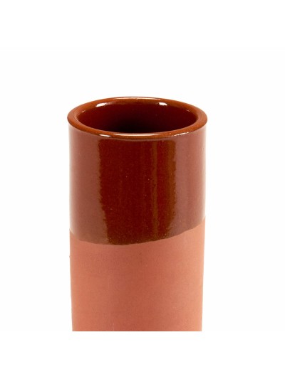 Glass Baked clay 12 Units 330 ml