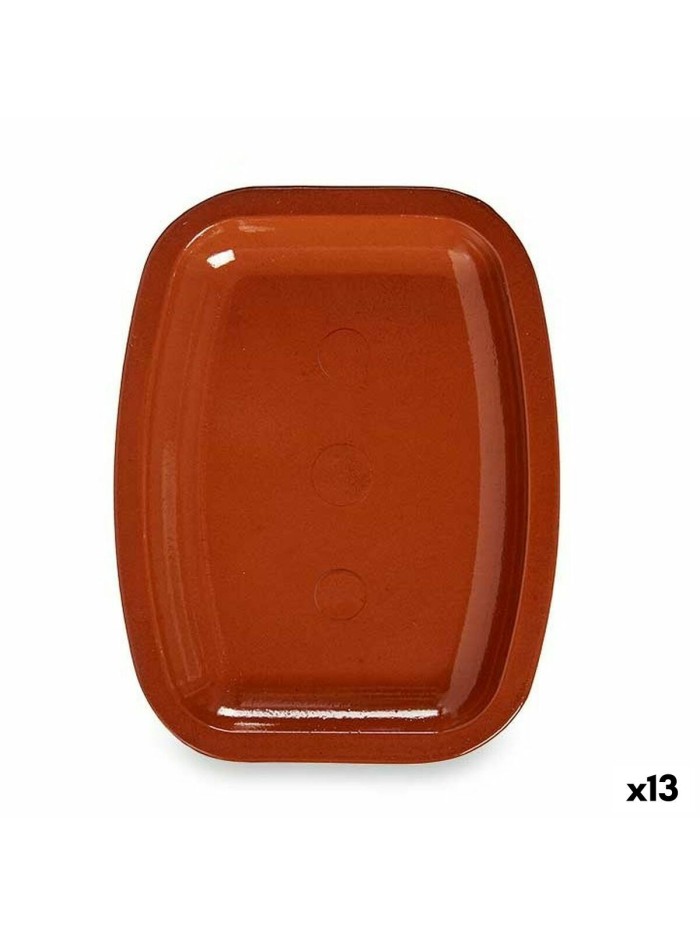 Fuente para Horno Barro cocido 13 Unidades 26 x 2,5 x 20,5 cm