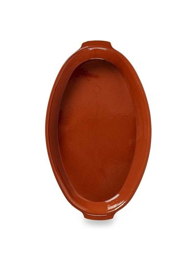 Oven Dish Baked clay 3 Units 56 x 7,5 x 32 cm