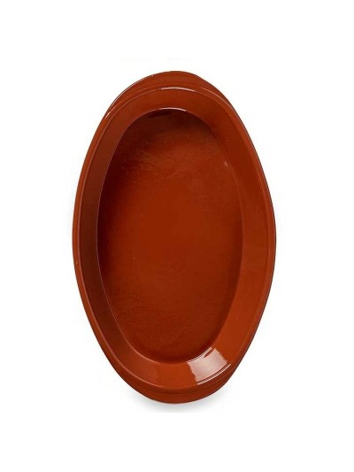 Oven Dish Baked clay 3 Units 45 x 6,5 x 27 cm