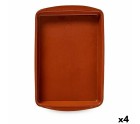 Fuente para Horno Barro cocido 4 Unidades 40 x 5 x 26,5 cm