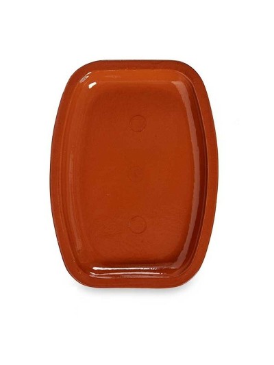 Oven Dish Baked clay 6 Units 26 x 3,5 x 35 cm