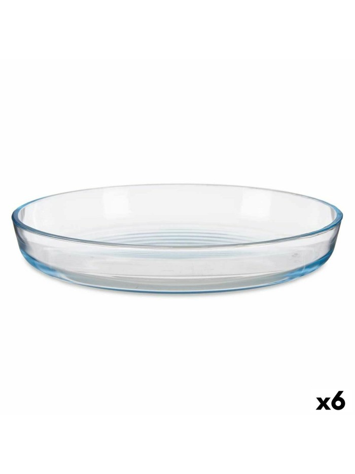 Bandeja para Horno Transparente Vidrio de Borosilicato 31,5 x 5 x 31,5 cm (6 Unidades)