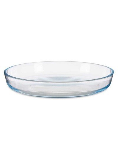 Plateau pour Four Transparent Verre Borosilicaté 31,5 x 5 x 31,5 cm (6 Unités)