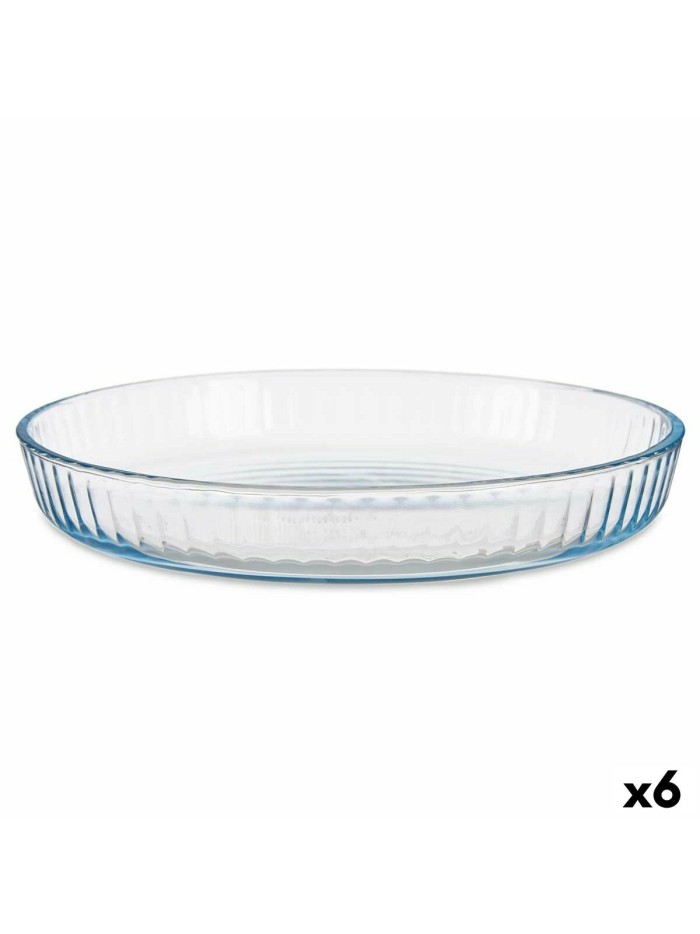 Baking tray Transparent Borosilicate Glass 31,2 x 5 x 5 cm (6 Units)
