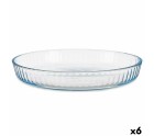 Bandeja para Horno Transparente Vidrio de Borosilicato 31,2 x 5 x 5 cm (6 Unidades)