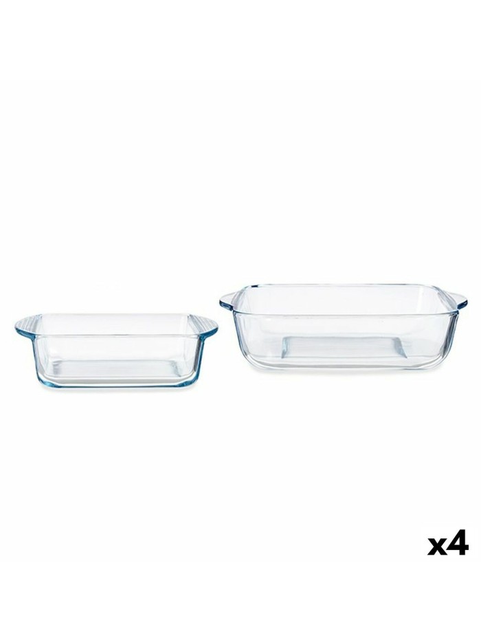Set of Kitchen Dishes Borcam Squared (4 Units)