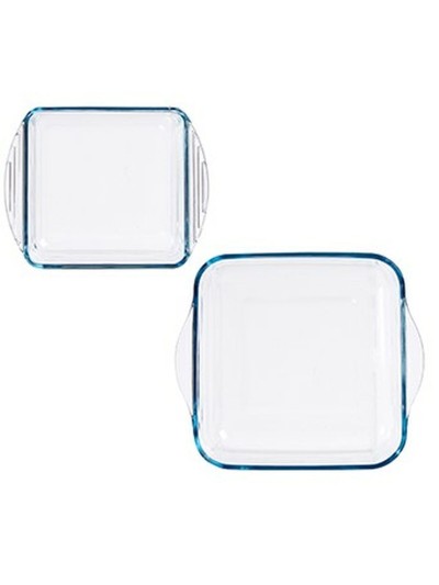 Set de Fuentes de Cocina Borcam Cuadrada (4 Unidades)