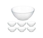 Set de Cuencos Generation Transparente Vidrio (4 Unidades)