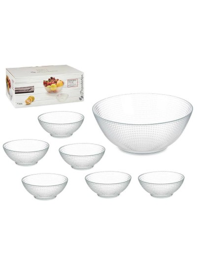 Set of bowls Generation Transparent Glass (4 Units)