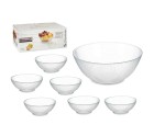 Set de Cuencos Generation Transparente Vidrio (4 Unidades)