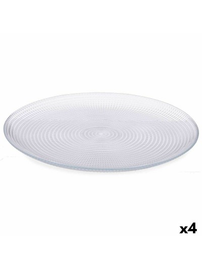 Service de vaisselle Generation Ø 27 cm Transparent verre (4 Unités)