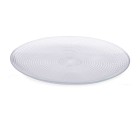 Plate set Generation Ø 27 cm Transparent Glass (4 Units)