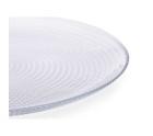 Plate set Generation Ø 27 cm Transparent Glass (4 Units)