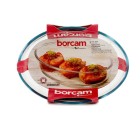 Fuente de Cocina Borcam Ovalada 1,5 L 18 x 6 x 26 cm (10 Unidades)