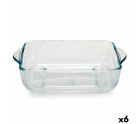 Baking tray Borcam With handles 1,9 L 22 x 6 x 25,5 cm (6 Units)