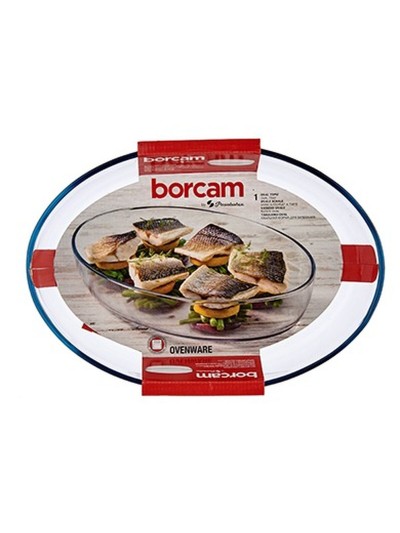 Fuente de Cocina Borcam Ovalada 3,3 L (6 Unidades)