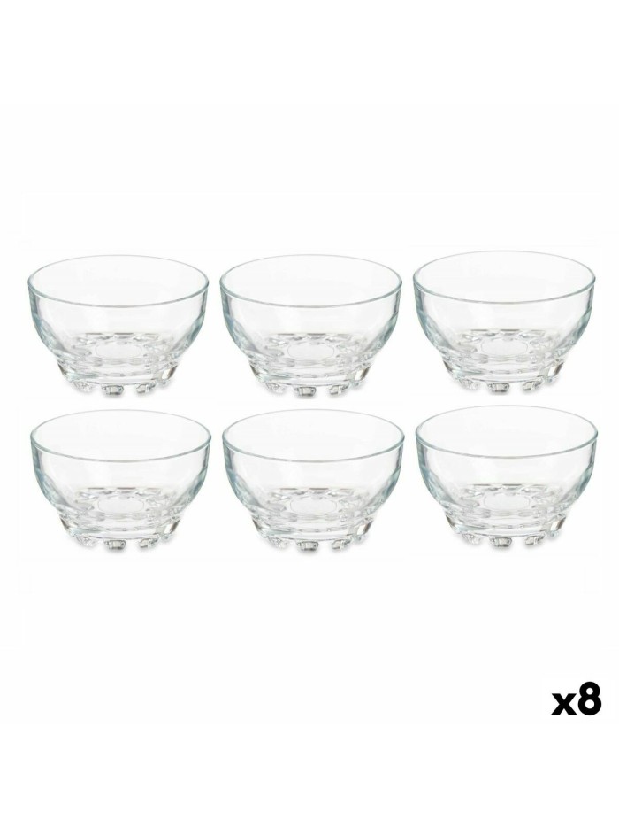 Set de Cuencos Karaman Transparente Vidrio 275 ml (8 Unidades)