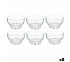 Set of bowls Karaman Transparent Glass 275 ml (8 Units)