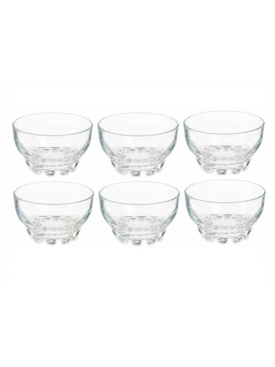 Set of bowls Karaman Transparent Glass 275 ml (8 Units)