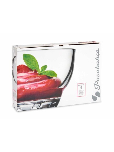 Set de Cuencos Karaman Transparente Vidrio 275 ml (8 Unidades)