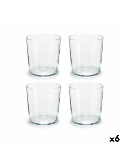 Set de Verres Bistro 380 ml Transparent Verre (6 Unités)