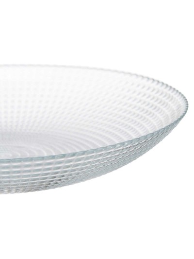 Set de Platos Generation Transparente Vidrio 23 x 7 x 23 cm (4 Unidades)