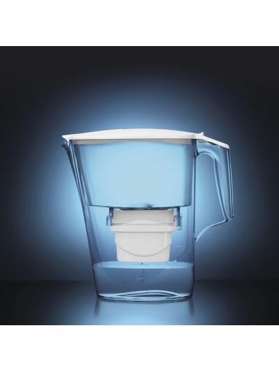 Filter jug Aqua Optima Liscia Evolve White Plastic 2,5 L