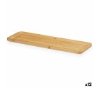Plateau apéritif Marron Bambou 46 x 1,6 x 15 cm Apéritif (12 Unités)