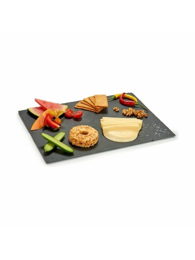 Snack tray Black Board 40 x 0,5 x 30 cm (10 Units)