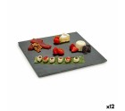 Snack tray Black Board 30 x 0,5 x 30 cm (12 Units)