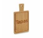 Bandeja de Aperitivos Con asa Bambú Pizarra 11 x 1 x 19,5 cm (48 Unidades)