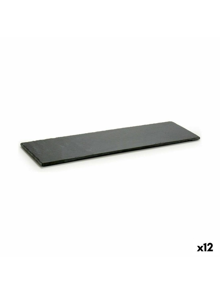 Snack tray Black Board 50 x 0,5 x 15 cm (12 Units)