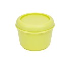 Food Preservation Container Milan Sunset Yellow Plastic Circular 250 ml Ø 10 x 7 cm