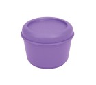 Food Preservation Container Milan Sunset Violet Plastic Circular 250 ml Ø 10 x 7 cm