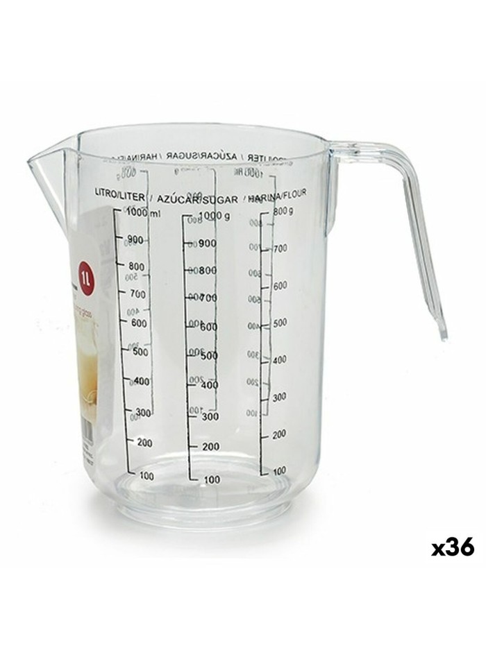 Jarra Medidora Plástico 1 L (36 Unidades)
