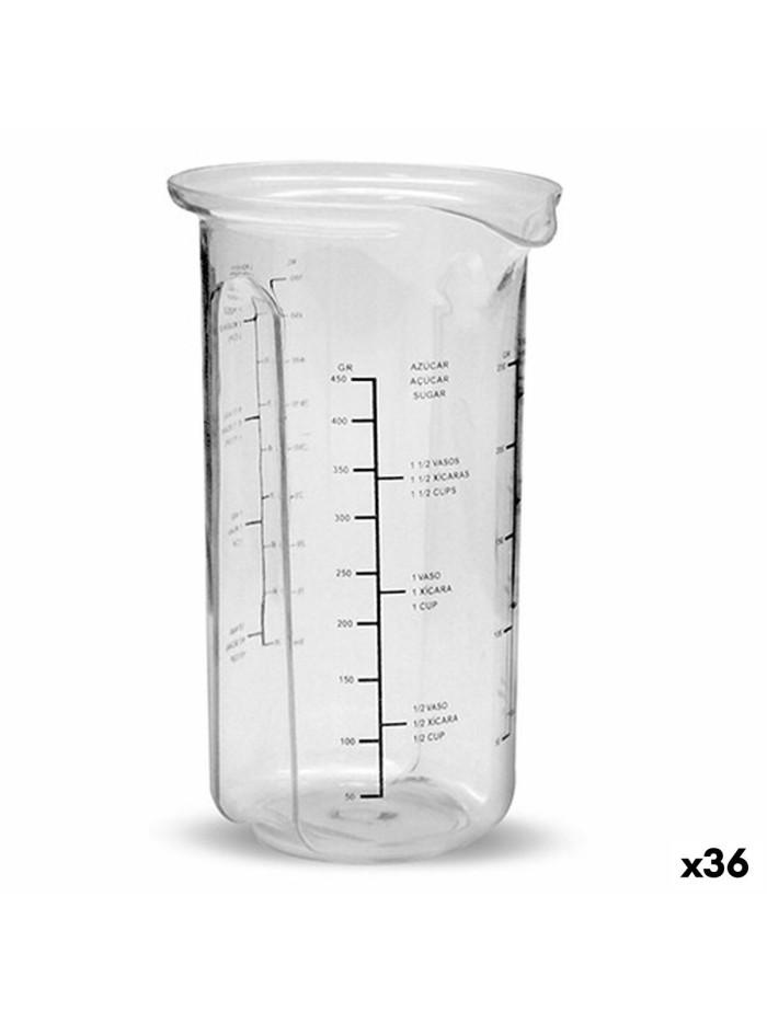Measuring beaker Plastic 500 ml (36 Units)