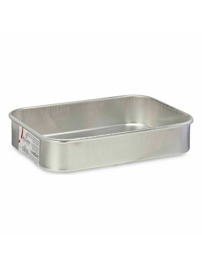 Roasting Tin Ø 18 cm Silver Aluminium (12 Units)