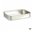 Roasting Tin Silver Aluminium 31 x 5,5 x 21,5 cm (12 Units)