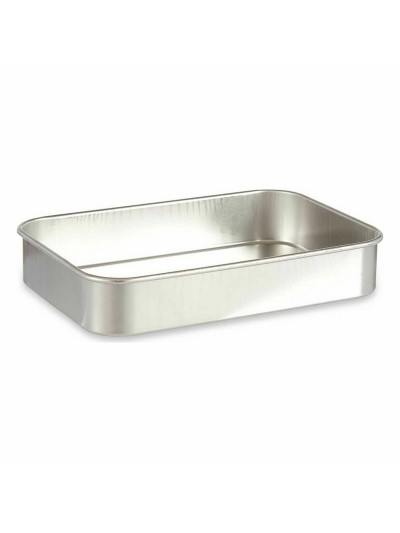 Roasting Tin Silver Aluminium 31 x 5,5 x 21,5 cm (12 Units)