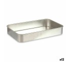 Roasting Tin Silver Aluminium 41 x 6,5 x 26 cm (12 Units)