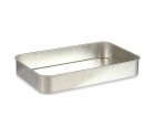 Roasting Tin Silver Aluminium 41 x 6,5 x 26 cm (12 Units)