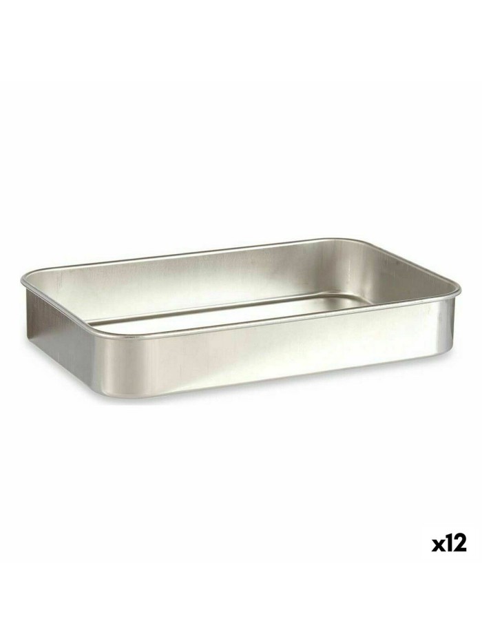 Rustidera Plateado Aluminio 23,5 x 6 x 36 cm (12 Unidades)