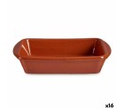 Oven Dish Baked clay Rectangular 14,5 x 4 x 20 cm (16 Units)