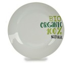 Flat Plate Organic Porcelain 24,4 x 2,6 x 24,4 cm (10 Units)