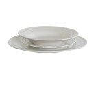 Service de Vaisselle DKD Home Decor Blanc Porcelaine 18 Pièces