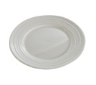 Flat Plate DKD Home Decor White Porcelain 19 x 19 x 2 cm