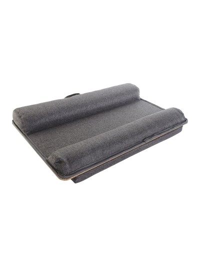 Tray Home ESPRIT Polyester MDF Wood 55 x 35 x 7 cm