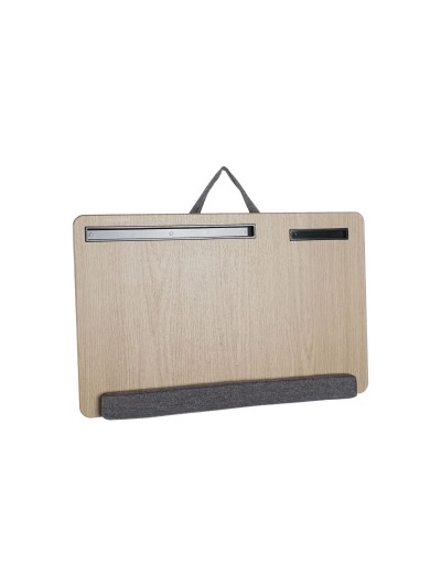 Bandeja Home ESPRIT Poliéster Madera MDF 55 x 35 x 7 cm