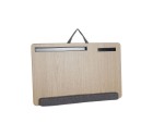 Plateau Home ESPRIT Polyester Bois MDF 55 x 35 x 7 cm
